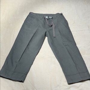Columbia Women's Gray Chino Pants. Cotton/ Linen Blend